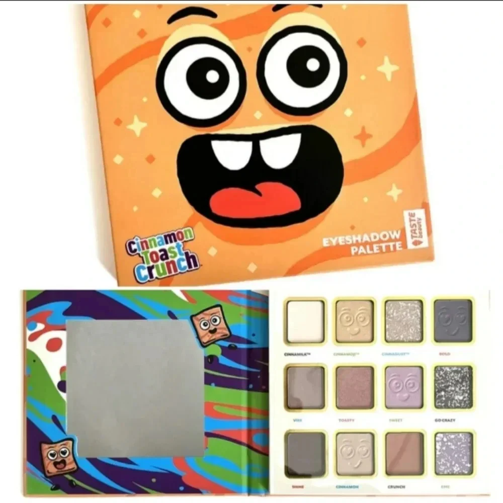 New Taste Beauty Cinnamon Toast Crunch 12 Color Eyeshadow Palette Rare - Picture 1 of 3